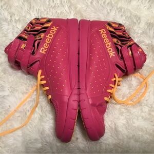 Reebok 3D Ultra Lite Velcro High Top Shoes Sneakers 9.5 Pink